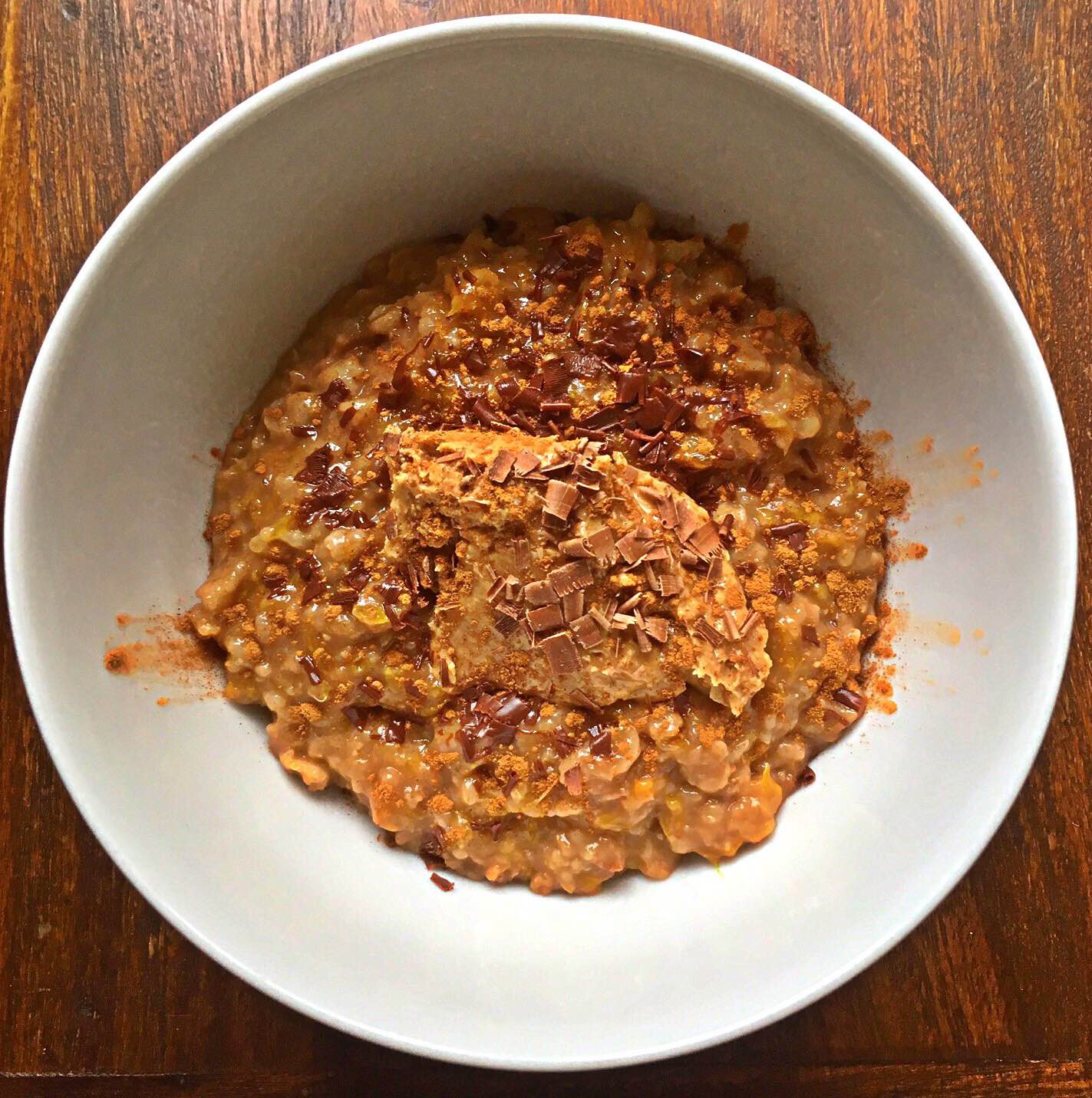 Chocolate Orange Porridge - Lunchbox Doctor