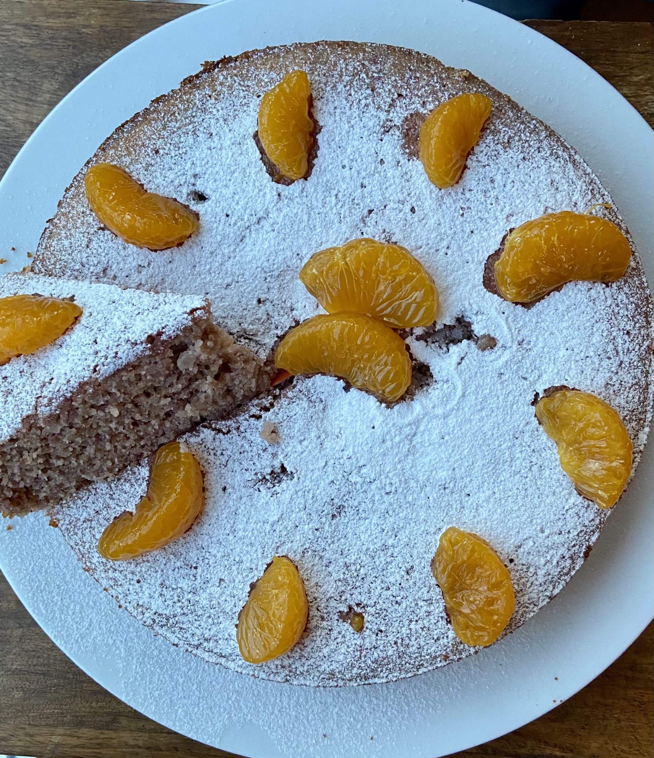 Orange and Raspberry Almond and Polenta Cake - Lunchbox Doctor
